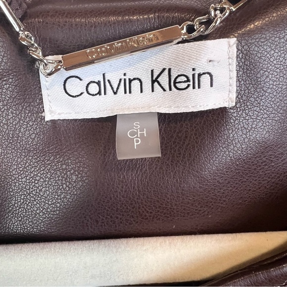 Calvin Klein Women's Collarless Long Quilted Jacket - Coffee Bean Rich Brown - Picture 4 of 12